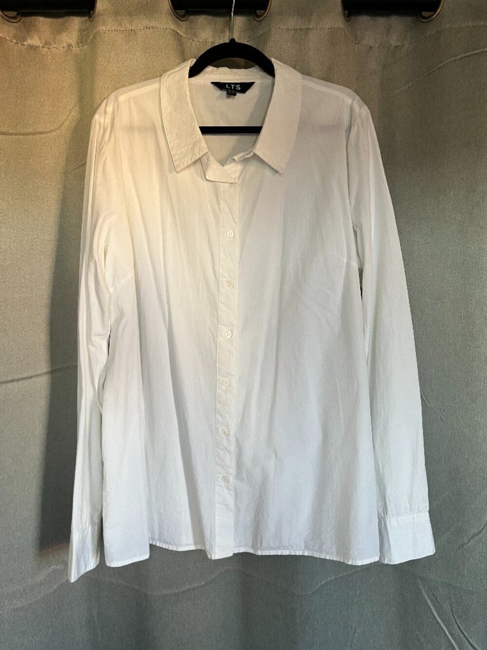 LTS white button-up shirt